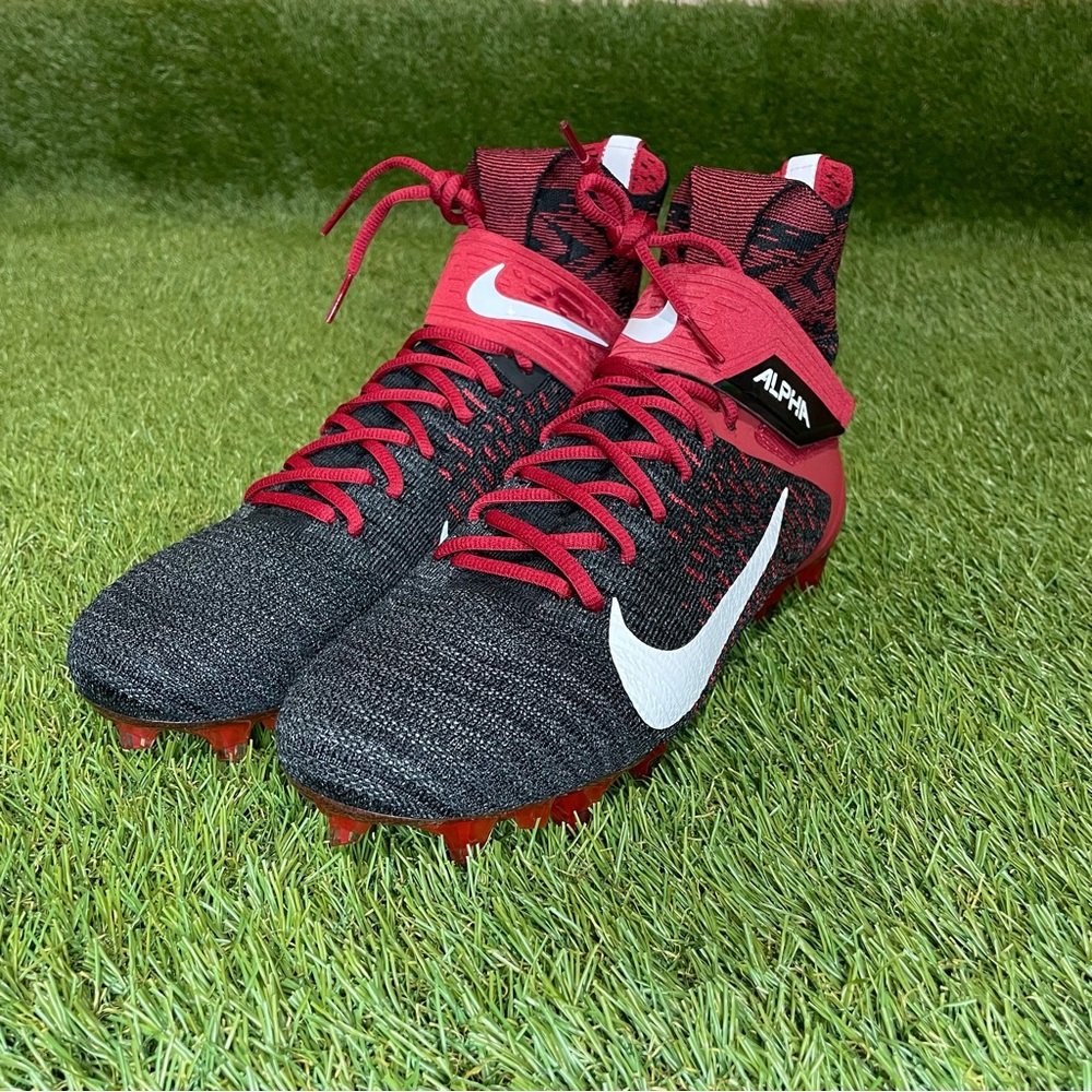 Nike Alpha Menace Elite 2 Flyknit Football Cleats BV2077-003 Men’s Size 10.5